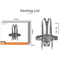 Support de maintien de la taille à télécommande Sunnylife ZJ844, support de fixation sur la poitrine pour drone DJI RC Plus