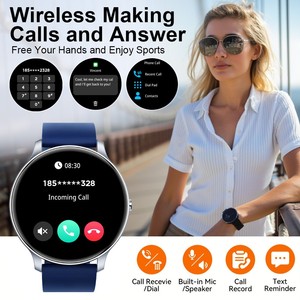 <span class=keywords><strong>Montre</strong></span> connectée unisexe personnalisée en métal, étanche IP68, écran TFT, moniteur de fréquence cardiaque, photographie à distance, multifonctionnelle, sportive - Product Image 3