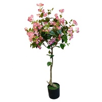 Oh Artes, Arbre artificiel de bougainvillier de 1,5 m pour décoration intérieure et extérieure, plantes artificielles, ornements de jardin