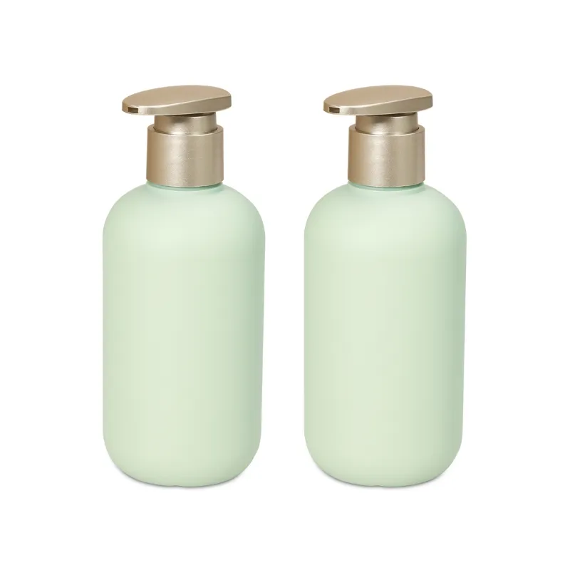 Экологичный зеленый HDPE 200 мл 260 мл Мягкий косметический кондиционер для упаковки лосьона для тела пластиковая бутылка для шампуня с насосом