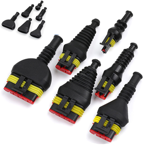 Superseal Rubber <b>Boot</b> Cap for 5-Pin Tyco Amp Connector Male/Female with 6-Pin Back <b>Cover</b> - Product Image 6