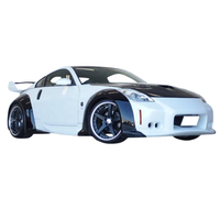 Nouveau Meilleur Prix Kit Carrosserie Style Veilside Haute Qualité Jupes Latérales Pare-chocs Avant/Arrière Capot Élargisseurs d'Ailes Aileron pour 350Z Z33