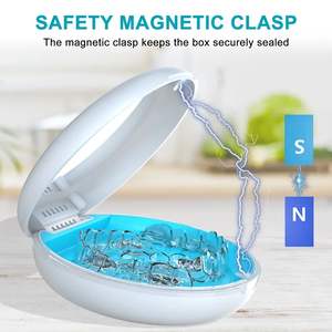 En gros UVC Étanche Trempage Prothèse Dentaire Protège-dents Orthodontique Aligneur Dentaire Retenue étui - Product Image 4