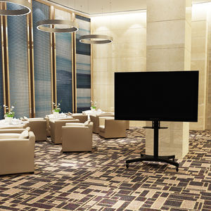 Portatile A Casa <span class=keywords><strong>Mobile</strong></span> <span class=keywords><strong>TV</strong></span> Carrello Floor Stand con Vassoio VESA Staffa di Montaggio per 30 "-70" LCD A LED <span class=keywords><strong>TV</strong></span> Trolley con Ruote Piroettanti - Product Image 2