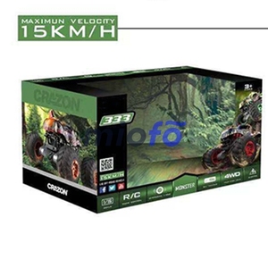 Voiture électrique rechargeable tout-terrain RC 1:16 pour course en plein air avec câble USB et télécommande, jouets de voiture - Product Image 2