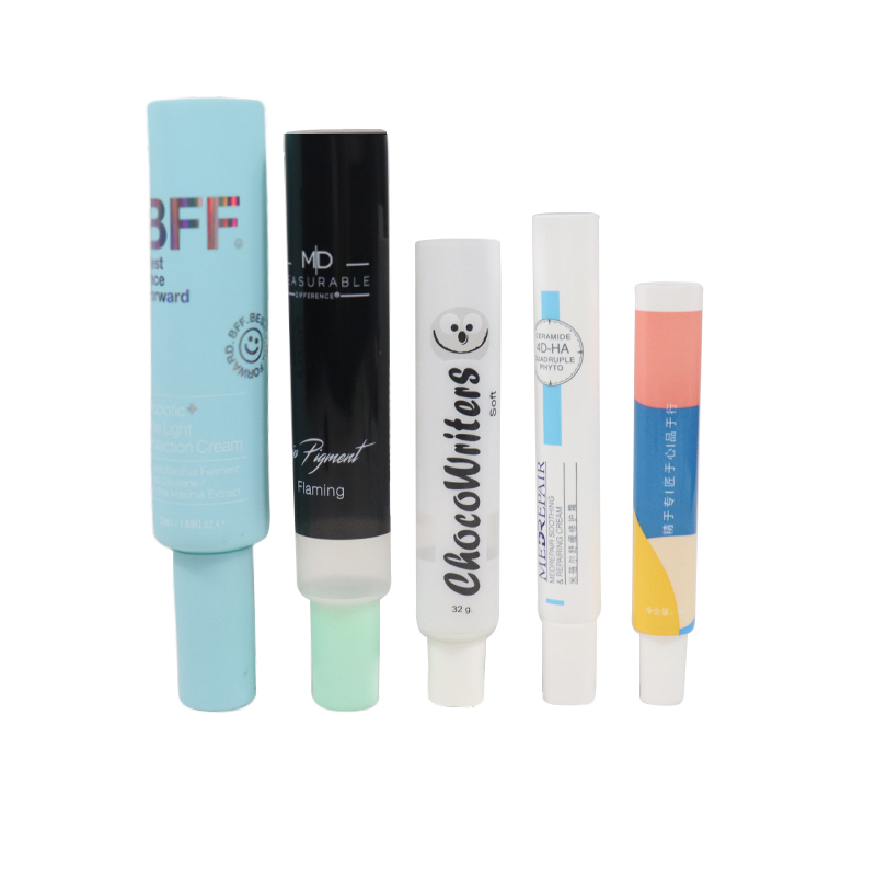 Long Nozzle Tip PE Squeeze Tubes 10ml 15ml Cosmetic BB Cream Eye Cream Packaging Soft Tube Plastic Tube For Cosmetics Skincare