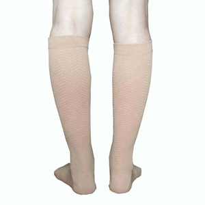 Kaus kaki kompresi telanjang kustom kaus kaki kompresi pijat kaki refleksologi spandeks nilon setinggi lutut manufaktur kaus kaki kompresi - Product Image 2