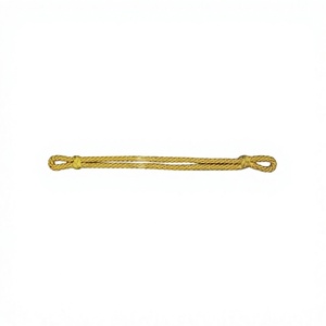 เชือกถักมาคราเม่เคลือบผิวแบบเกลียว 3 เส้น ยี่ห้อ Dada Gold Bullion สีตามสั่ง ความทนทานสูง สำหรับงานตัดเย็บแบบคลาสสิก - Product Image 1