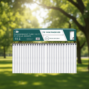 Tubo Fluorescente T5 14W 54.9cm 3000K Blanco Cálido Paquete de 25 - Product Image 1