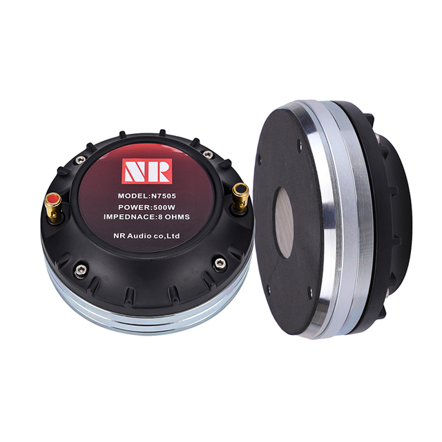 75.5mm Neodymium Magnet Tweeter Driver 1.4inch Titanium Diaphragm Waterproof 500W Speaker with Throat Technology