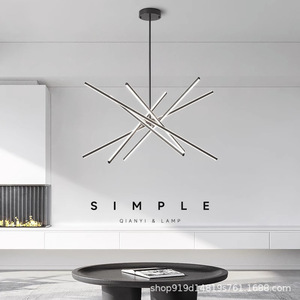 2023 All-Copper Nordic Style High-End Luxury Living Room Chandelier Elegant Simple Design for Home <b>Dining</b> Room Pendant <b>Lights</b> - Product Image 4