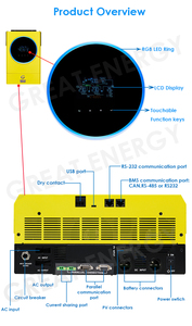 Vente en gros d'onduleurs hybrides <span class=keywords><strong>Euronet</strong></span> Solar 5,6 kW 6 kW monophasés Infinisolar V IV 5600W certifiés CE, efficacité de 93% - Product Image 4