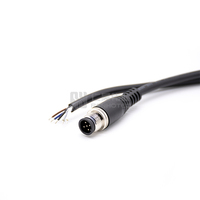 M12 Xcode 8-Pin Kabelstecker RJ45 Ethernet-Kabelstecker-Baugruppe M5 4-Pin Stecker-Buchse Kabelstecker