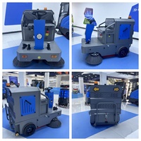 Balayeuse électrique à batterie pour usine, entrepôt et parking