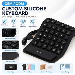 Pieghevole <span class=keywords><strong>Tastiera</strong></span> Del Silicone <span class=keywords><strong>Tastiera</strong></span> <span class=keywords><strong>USB</strong></span> Wired Standard Impermeabile Rollup <span class=keywords><strong>Tastiera</strong></span> per il PC del Taccuino Del Computer Portatile - Product Image 6