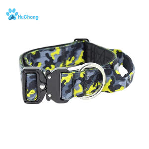 <span class=keywords><strong>Collar</strong></span> de Perro Táctico Personalizado de Neopreno Suave Acolchado, Ajustable, Resistente, con Hebilla de Metal para Combate - Product Image 1