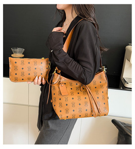 Bolso de Mano de Gran Capacidad en Oferta, Bolso Tote para Mujer, Juego de 2 Piezas, Bolso de Hombro <span class=keywords><strong>con</strong></span> <span class=keywords><strong>Cartera</strong></span> - Product Image 6
