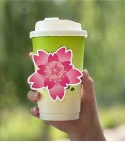 Etpack 4oz 8oz 12oz 16oz 20oz Takeaway đầy màu sắc đôi tường Cốc giấy tùy chỉnh in dùng một lần cà phê Espresso cốc giấy - Product Image 3