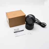 Lecteur de codes-barres 2D USB CMOS de bureau, plateforme omnidirectionnelle mains libres pour codes QR, idéal pour les points de vente, supermarchés et magasins de détail