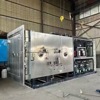 Gebruikt automatisch vacuümvriesdroogapparaat met PLC-pomp voor kant-en-klare voedsel, commerciële vriesgedroogde maaltijden, snacks en lyofilisator.