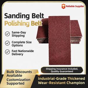 Bandes abrasives en oxyde d'aluminium grain 40/60/80/100/120/150/180/240/320/400/600 pour <span class=keywords><strong>ponçage</strong></span> du bois et <span class=keywords><strong>de</strong></span> la peinture, polissage des métaux - Product Image 2