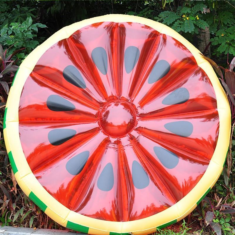 Inflatable watermelon float pool toy inflatable floating bed