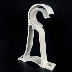 Support de <span class=keywords><strong>tringle</strong></span> romaine en aluminium au design moderne Support de <span class=keywords><strong>rideau</strong></span> manuel en ABS Accessoires Usine Vente en gros pour rideaux de balcon - Product Image 6