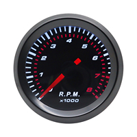 Tachymètre pour voiture, jauge de tachymètre 8000 tr/min, diamètre 55 mm, pour moteur à essence de 1 à 8 cylindres