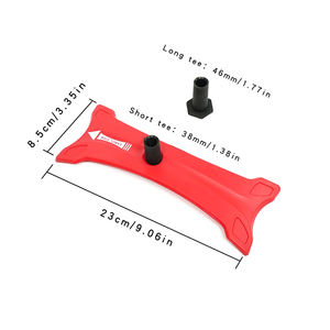 ทีกอล์ฟใหม่ X ทีออฟชุดเปิดตัวพลังแบบพกพาเสื่อจรวด + ทีกอล์ฟสีดำ2ลูกและปรับปรุงเป้าหมาย - Product Image 4