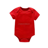 Combinaison en coton pour nouveau-né Yiying, personnalisable, été, manches courtes, body avec boutons-pression pour filles et garçons