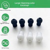 Embouts auriculaires en silicone souple pour stéthoscope, coussinets de remplacement multicolores