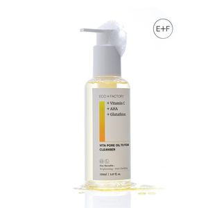 Ecofactory Corée Nettoyant 2-en-1 Huile et Mousse 20% Eau de Rose Bulgare Bio Collagène Haute Pureté Minimiseur de Pores - Product Image 5