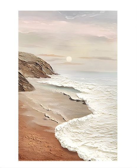 B-frameless painting back