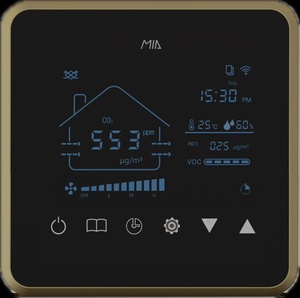 Controlador de Ventilador PWM de 0-10V EC, Ventilador AC220V, Detector de Calidad del <span class=keywords><strong>Aire</strong></span> con WIFI Tuya, VOC, PM2.5, CO2, Temperatura y Humedad - Product Image 4