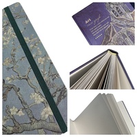 Agenda Van Gogh, carnets de notes pour le bureau et l'école, impression personnalisée de logo, impression de carnets de notes