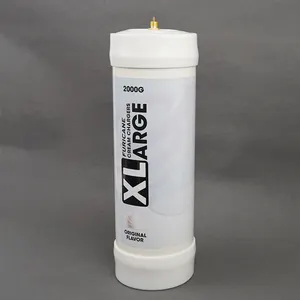 2000g Large Tank 3.3L Gas Cylinder 99.9% Purity 1364g Cream Charger 2.2L