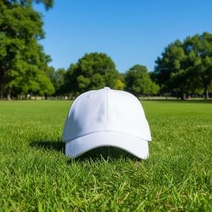 Gorra de Béisbol Blanca de 6 Paneles, Ajustable, Unisex, de Algodón, para Deportes al Aire Libre - Product Image 3