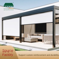 Store banne électrique à capteur, direct usine, pour usage domestique, intégration complète, occultation totale