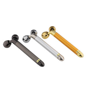 Điện 3D con lăn năng lượng vẻ đẹp thanh mặt massager 24K vàng xung rung mặt massager mặt nâng công cụ - Product Image 4