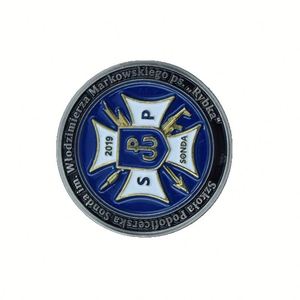 Broche de latón personalizado para bodas, con diseño de anime, pintura de imitación de esmalte, emblema de equipo, emblema escolar, insignia de pecho, regalo. - Product Image 1