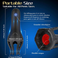 Vibrateur pénien le plus populaire, stimulateur de stimulation orale, masseur masculin pour l'endurance et le plaisir, masturbateur oral, jouets sexuels pour hommes