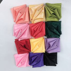 Serviettes de table en polyester <span class=keywords><strong>noir</strong></span> de décoration pour le dîner de banquet de mariage - Product Image 3