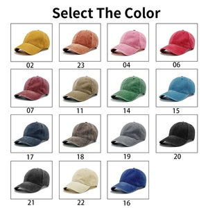 قبعة بيسبول قطنية قابلة للتعديل بتصميم عتيق للجنسين مع شعار مخصص، قبعة رياضية مغسولة ومصبوغة - Product Image 4