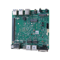 Carte mère de haute qualité Intel N100 Quad Core DDR4 Max 16 Go M.2 SATA 2LAN 6USB Type C Triple écran Win10 11 Linux intégré