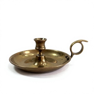 Vintage <b>Brass</b> <b>Candlestick</b> Holder Taper Candle Stand <b>Antique</b> Style Decorative Tabletop Candle Holder for Home Wedding Decor - Product Image 3