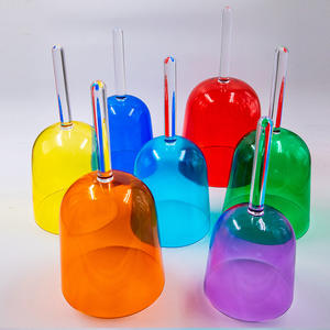 <span class=keywords><strong>Creuset</strong></span> en quartz transparent professionnel-Instrument de cueillette d'oreille de bol de musique en cristal <span class=keywords><strong>rouge</strong></span> de poche pour <span class=keywords><strong>le</strong></span> yoga de méditation - Product Image 4