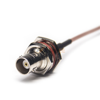Câble BNC mâle vers MCX mâle RG179 75 Ohm, assemblage coaxial RF, raccord vidéo HD pour équipement de diffusion et médical