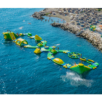 Jeux gonflables de sports nautiques de parcours d'obstacles d'eau de parc aquatique gonflable géant commercial