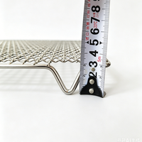 Grille de refroidissement en treillis métallique en acier inoxydable 304 de qualité alimentaire personnalisée pour fruits secs, aliments surgelés, cuisson et séchage