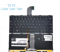 Clavier d'ordinateur portable pour Dell Latitude 5404 5414 7204 7404 Robuste GERMAN GR Rétroéclairé 057CT9 US English SP LA BR PO AR TR UK IT